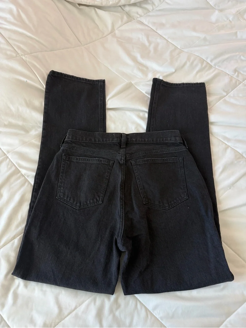 Abercrombie & Fitch Black Straight Leg Jeans - Women